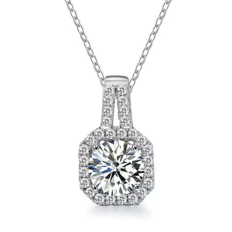 Étoile — 925 Sterling Silver Solitaire Necklace